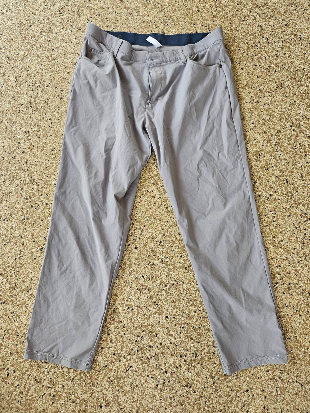 Adidas Go To 5 Pocket Men's Casual Grey Golf Pants Tapered 36x30